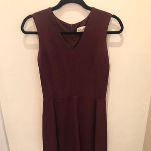 M.M. Lefleur Burgundy Dress